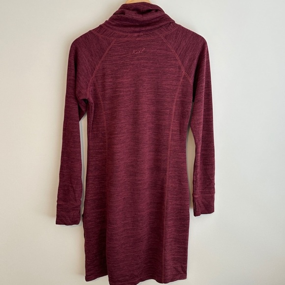 KUHL Lea Sweater Dress Size Small ~ red / purple color - Picture 5 of 8